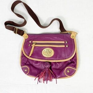 SHARIF Pebbled Leather Crossbody